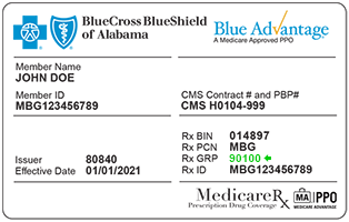 Blue Cross Blue Advantage ID Card