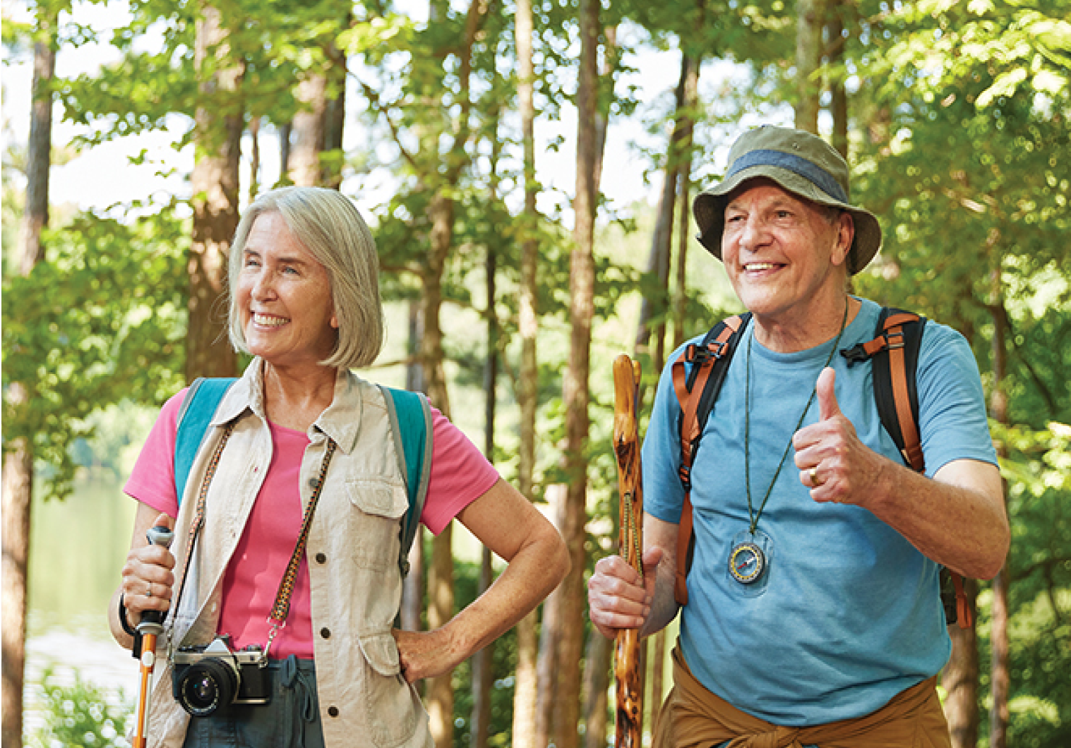 people hiking